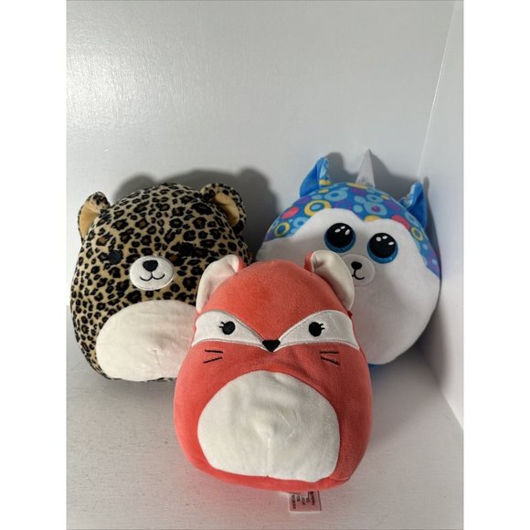 Squishmallows | Toys | Squishmallow Lot Of 3 Small To Medium Cheeta Red